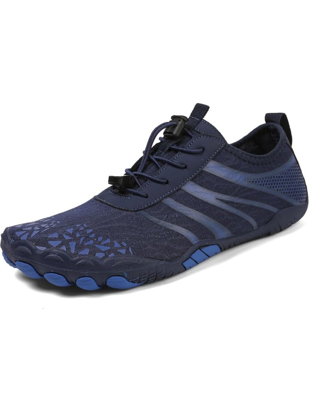 Womens Blue Mesh Barefoot Breathable Non-Slip Athletic Footwear Water Shoes
